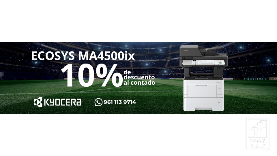 KYOCERA ECOSYS MA4500ix Copyfax del Sureste