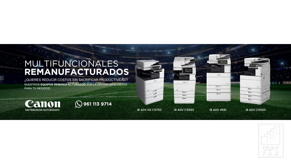 Multifuncionales Remanufacturados Copyfax del Sureste